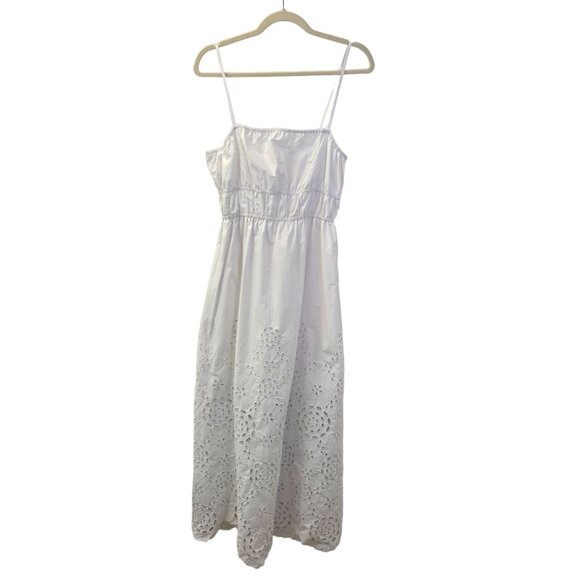 NWT Madewell Depeche Eyelet Midi Sundress Size 6 - Picture 1 of 8